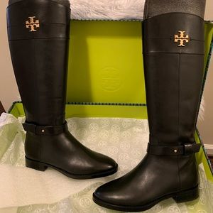 Tory Burch/Everly Boot, Calf Leather/perfect Black/100% New.